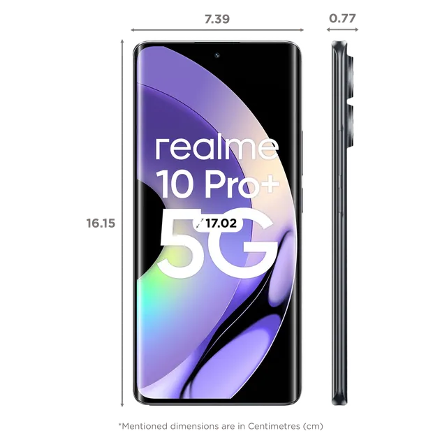 realme 10 Pro+ 5G 6/128GB Dark Matter / Nebula Blue / Hyperspace