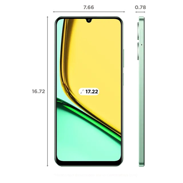 realme C61 4GB/64GB Safari Green / Marble Black