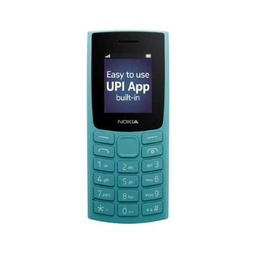 Nokia 105 Singel Sim NE Cyan / Charcoal / Dual SIM Charcoal