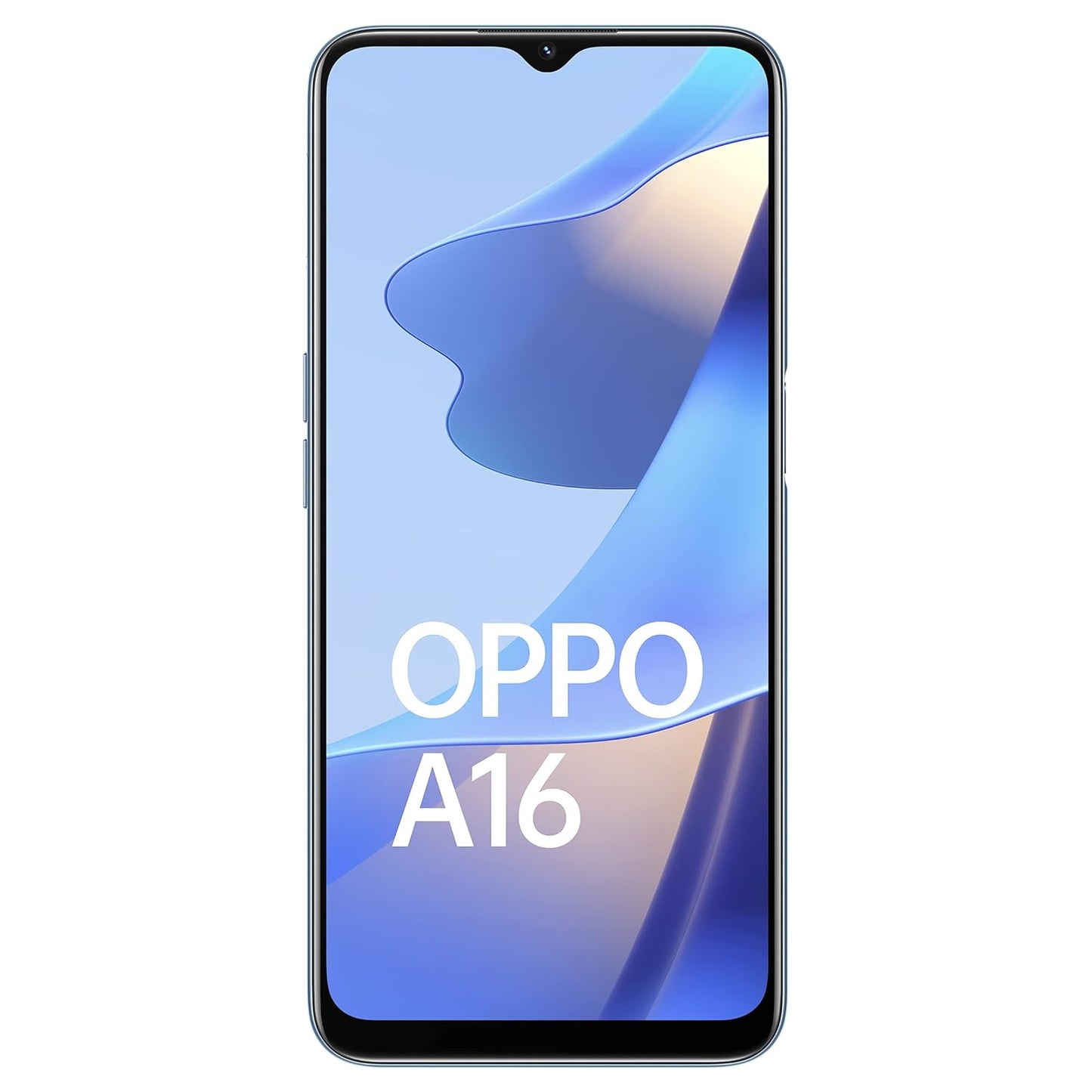 Oppo A16 4GB RAM, 64GB Storage - Pearl Blue | Long-lasting Battery, AI Triple Camera