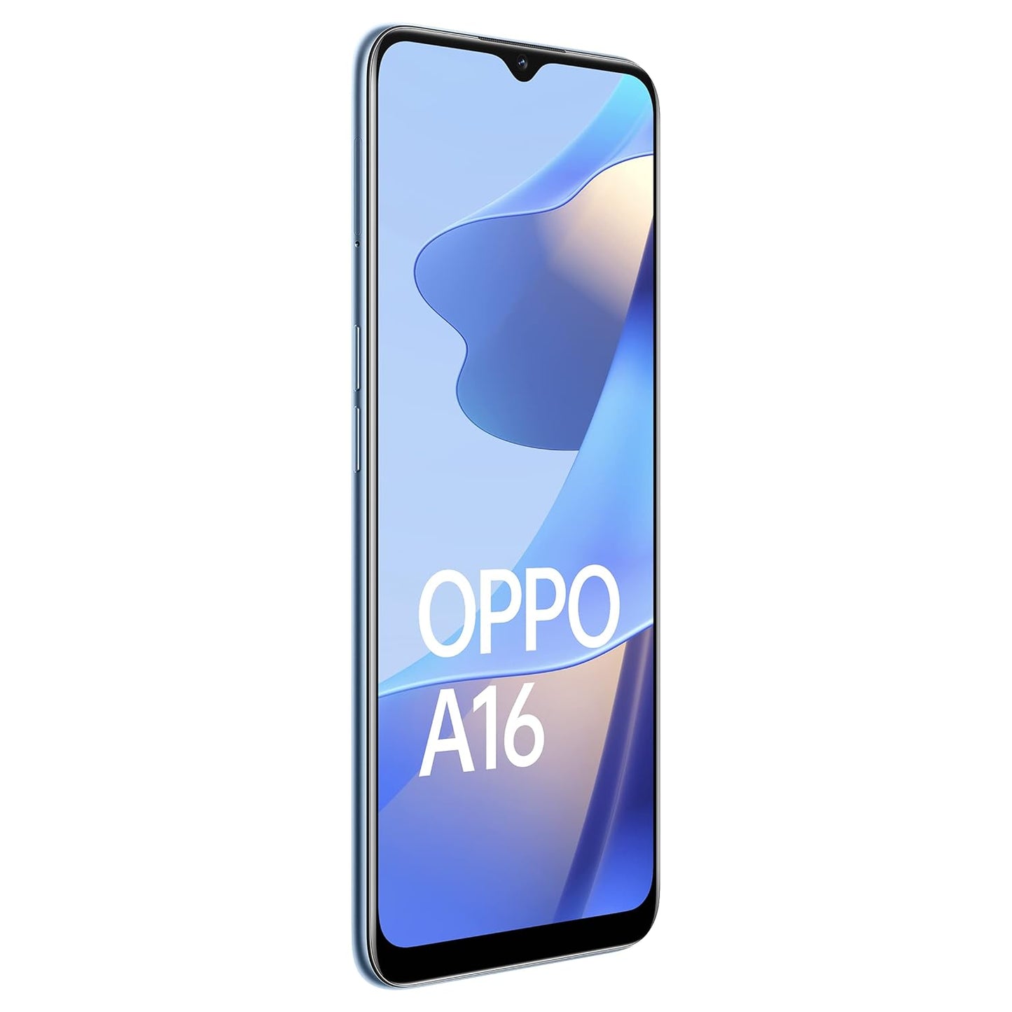 Oppo A16 4GB RAM, 64GB Storage - Pearl Blue | Long-lasting Battery, AI Triple Camera