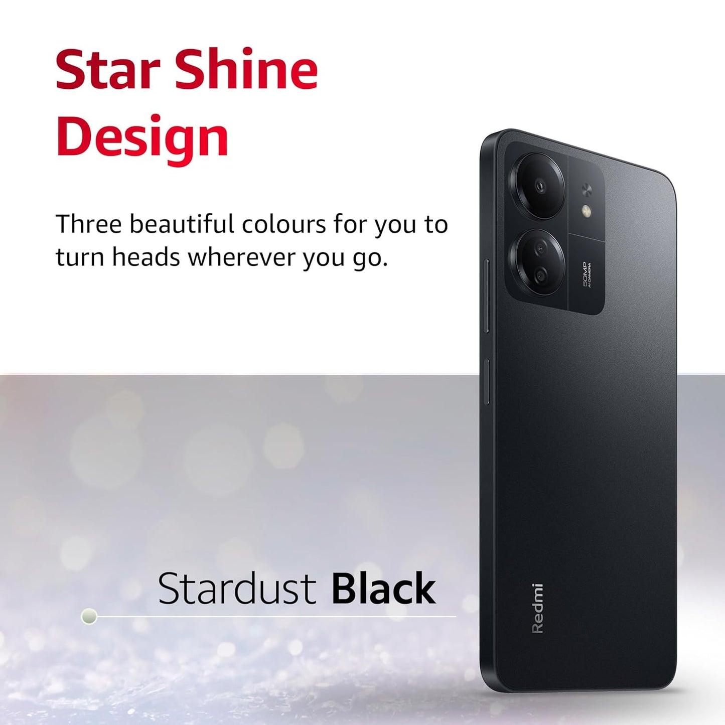 Xiaomi Redmi 13C 6GB/128GB Stardust Black