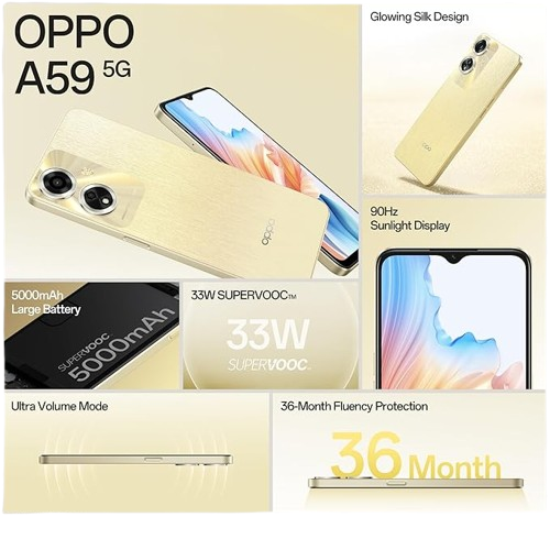 Oppo A59 5G 6GB/128GB Starry Black / Silk Gold