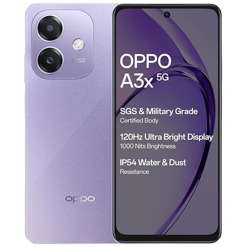 Oppo A3X 5G 4GB/128GB Starry Purple / Starlight White / Sparkle Black