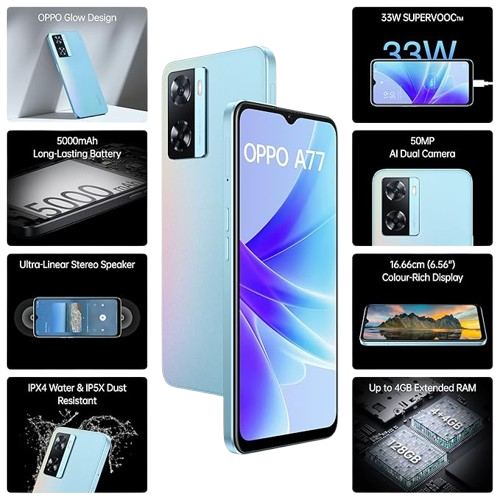 Oppo A77 4GB/64GB Sky Blue