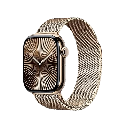 Apple Watch Series 10  (GPS + Cellular) , 42mm , Titanium Case with Milanese Loop / Sport Band