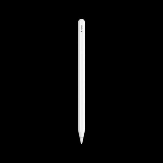 Image of the Apple Pencil, a versatile tool for iPad users. The pencil is shown against a white background, highlighting its sleek design, precise tip, and seamless integration with iPad devices for drawing, writing, and note-taking at icrescent apple store in chandigarh