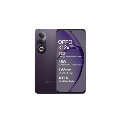 Oppo K12X 5G 6GB/128GB Midnight Violet / Breeze Blue / Feather Pink