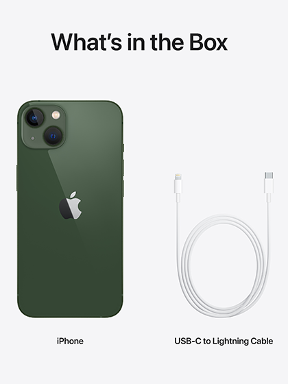 iphone 13 USB cable with iphone 13 green color image 